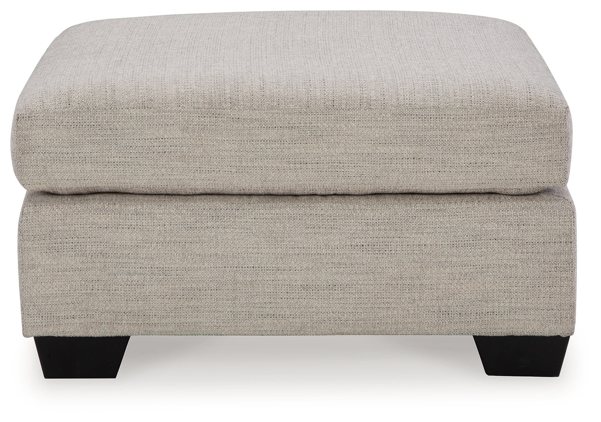 Mahoney Pebble 2-Piece Sectional with Ottoman from Ashley - Luna Furniture