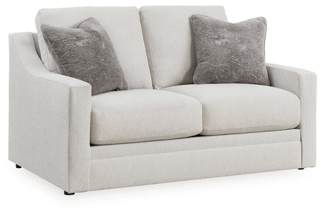 Maitelynn Chalk Loveseat from Ashley - Luna Furniture