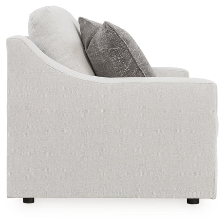 Maitelynn Sofa, Loveseat, Chair and Ottoman in Chalk from Ashley - Luna Furniture