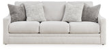 Maitelynn Sofa, Loveseat, Chair and Ottoman in Chalk from Ashley - Luna Furniture