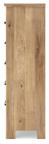 Makidern Tan Chest of Drawers from Ashley - Luna Furniture