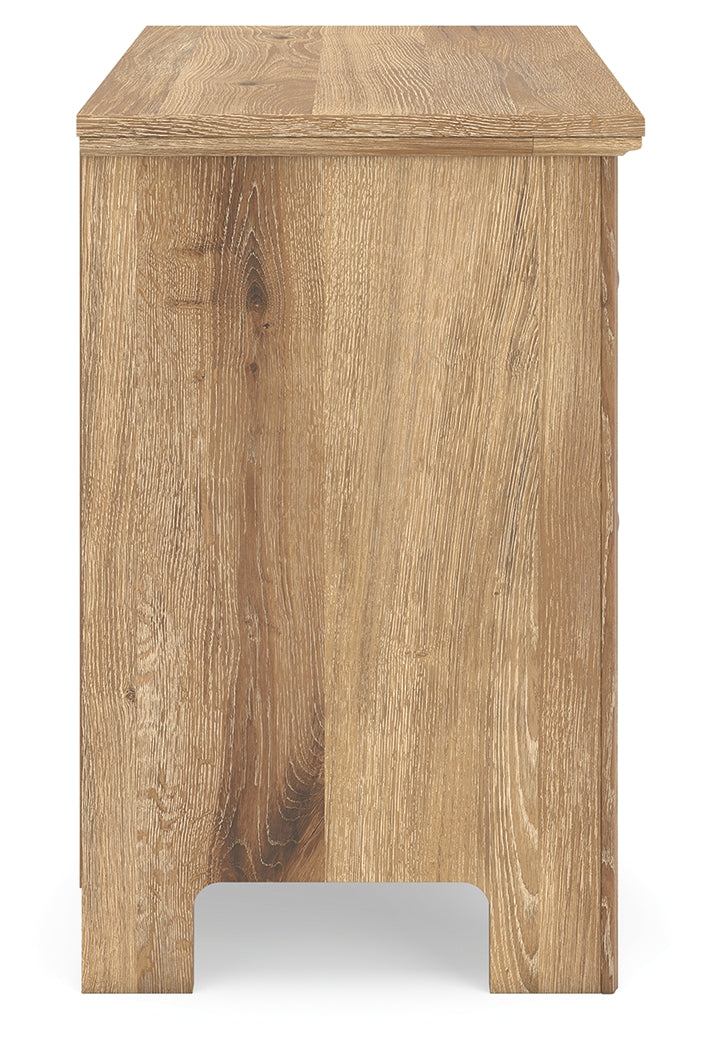 Makidern Tan Nightstand from Ashley - Luna Furniture