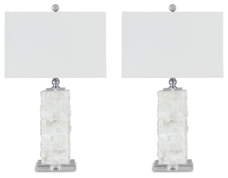 Malise White Table Lamp (Set of 2) from Ashley - Luna Furniture