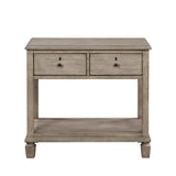 Marceline Gray Oak 5-Piece Bedroom Set (Queen Bed, Nightstand, Dresser, Mirror, Chest) from Homelegance - Luna Furniture