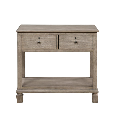 Marceline Gray Oak 5-Piece Bedroom Set (Queen Bed, Nightstand, Dresser, Mirror, Chest) from Homelegance - Luna Furniture