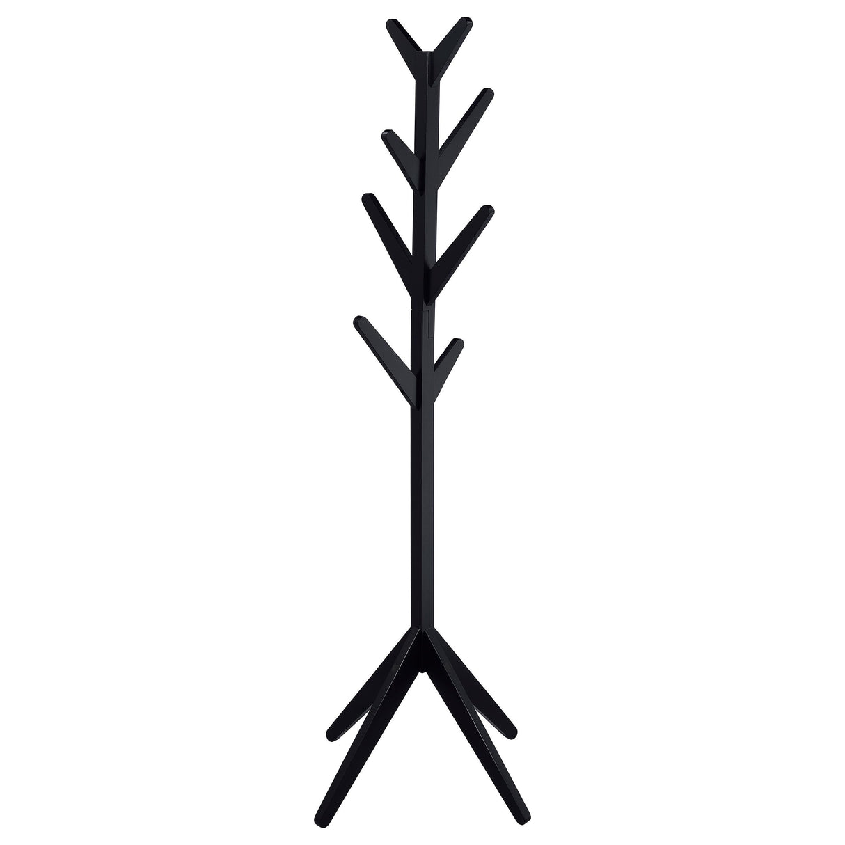 Margaret Black Solid Wood Coat Rack from Coaster - Luna Furniture