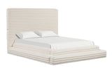 Mariah Beige Queen Platform Bed from Happy Homes - Luna Furniture