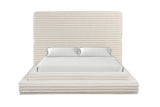 Mariah Beige Queen Platform Bed from Happy Homes - Luna Furniture