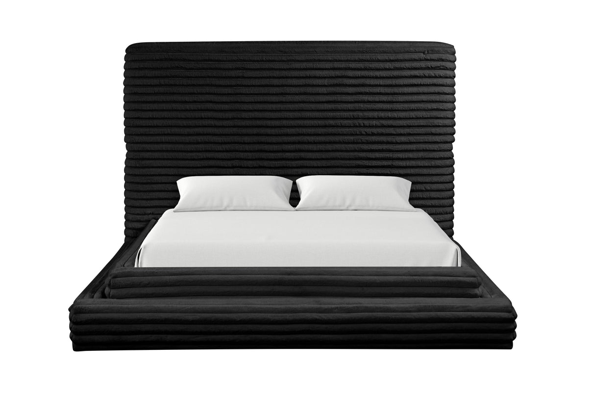 Mariah Black King Platform Bed from Happy Homes - Luna Furniture