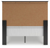 Maribel Full Panel Bed with Mirrored Dresser and Nightstand in Black from Ashley - Luna Furniture