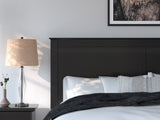 Maribel King Panel Bed with Dresser and Nightstand in Black from Ashley - Luna Furniture
