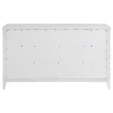 Marielle Distressed White 6-Drawer Bedroom Dresser from Coaster - Luna Furniture
