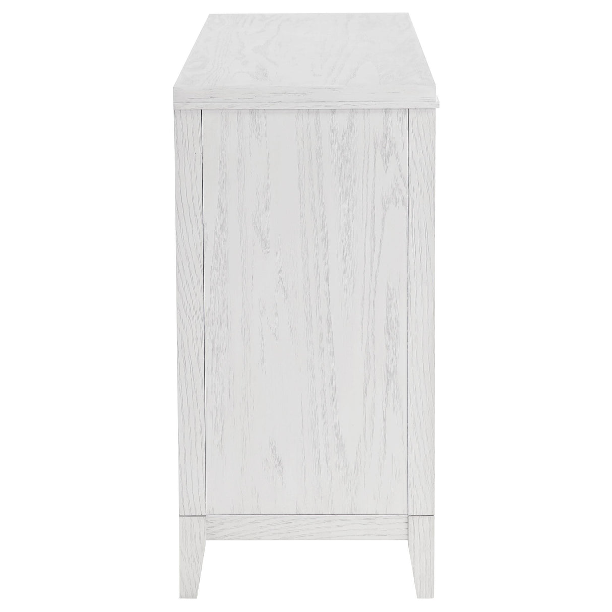 Marielle Distressed White 6-Drawer Bedroom Dresser from Coaster - Luna Furniture