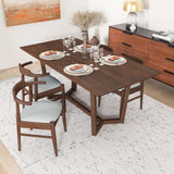 Marina Brown Solid Wood Dining Table from Midinmod - Luna Furniture