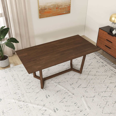 Marina Brown Solid Wood Dining Table from Ashcroft Furniture - Luna Furniture