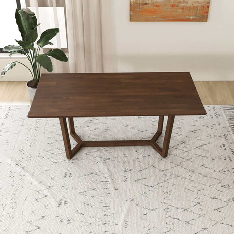 Marina Brown Solid Wood Dining Table from Ashcroft Furniture - Luna Furniture