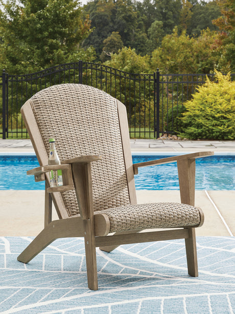 Marina Sun Beige Adirondack Chair from Ashley - Luna Furniture