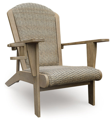 Marina Sun Beige Adirondack Chair from Ashley - Luna Furniture