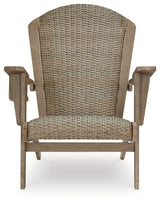 Marina Sun Beige Adirondack Chair from Ashley - Luna Furniture