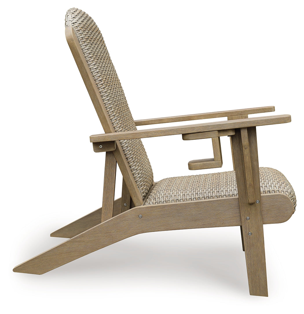 Marina Sun Beige Adirondack Chair from Ashley - Luna Furniture