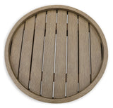 Marina Sun Beige Outdoor End Table from Ashley - Luna Furniture