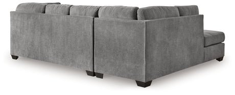 Marleton Gray 2-Piece Sleeper Sectional with Ottoman from Ashley - Luna Furniture