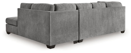Marleton Gray 2-Piece Sleeper Sectional with Ottoman from Ashley - Luna Furniture