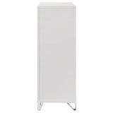 Marmore White 5-Drawer Bedroom Chest from Coaster - Luna Furniture