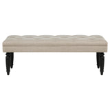Marsha Latte 52-inch Upholstered Entryway Accent Bench from Coaster - Luna Furniture