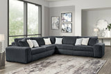 Marshmallow Charcoal Oversized Sectional from Happy Homes - Luna Furniture