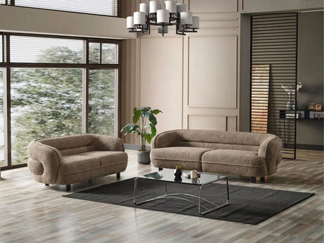 Marsilya Beige 3-Piece Living Room Set (Sofa & Loveseat & Chair) from Furnia - Luna Furniture