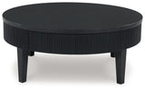 Marstream Black Coffee Table from Ashley - Luna Furniture