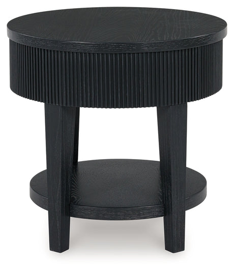 Marstream Black End Table from Ashley - Luna Furniture