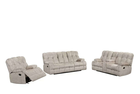 Martina Gray 3-Piece Reclining Set from Happy Homes - Luna Furniture