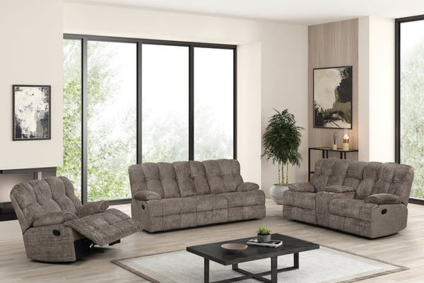 Martina Brown 3-Piece Reclining Set