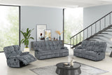 Martina Charcoal 3-Piece Reclining Set from Happy Homes - Luna Furniture