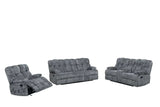 Martina Charcoal 3-Piece Reclining Set from Happy Homes - Luna Furniture