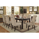 Mashall Beige/Antique Black Side Chair from Furniture of America - Luna Furniture