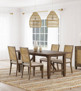 Matisse Brown 5-Piece Rectangular Dining Set from Coaster - Luna Furniture