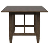 Matisse Brown Rectangular Dining Table with 18" Removable Extension Leaf from Coaster - Luna Furniture