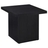 Max Black 3-Piece Rectangular Coffee and End Table Set from Coaster - Luna Furniture