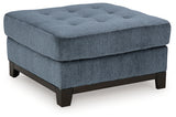 Maxon Place Chair and Ottoman in Navy from Ashley - Luna Furniture