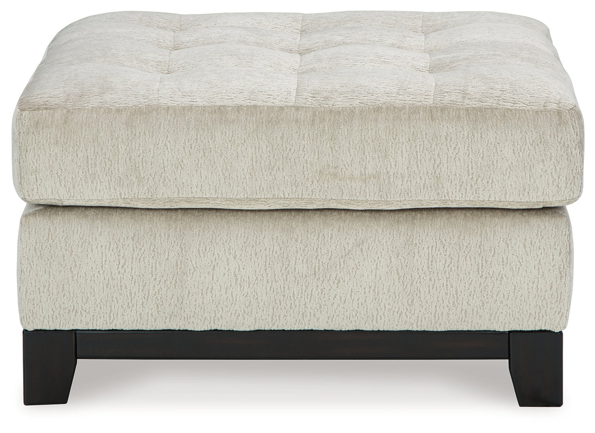 Maxon Place Chair and Ottoman in Stone from Ashley - Luna Furniture