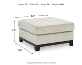 Maxon Place Chair and Ottoman in Stone from Ashley - Luna Furniture