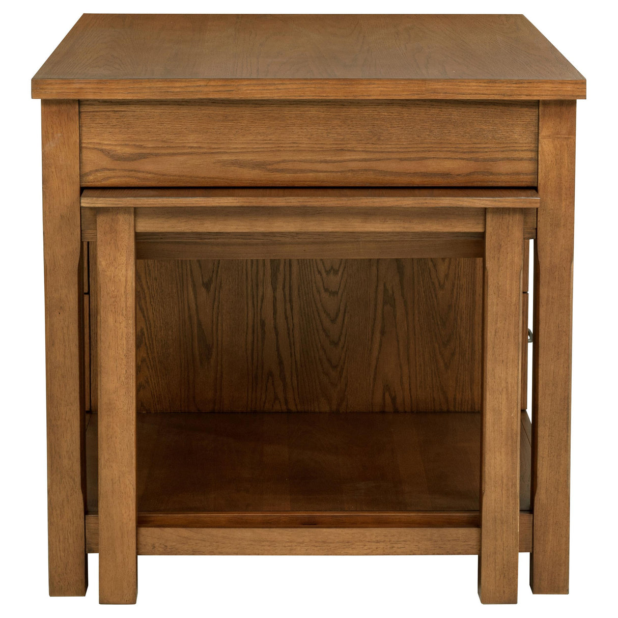 Mayfair Dark Oak 3-Piece Kitchen Island with Extension Table from Coaster - Luna Furniture