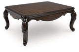 Maylee Dark Brown Coffee Table from Ashley - Luna Furniture