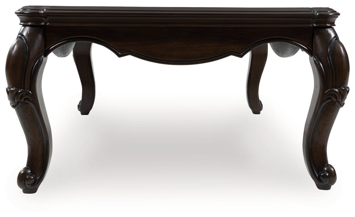 Maylee Dark Brown Coffee Table from Ashley - Luna Furniture