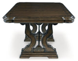 Maylee Dark Brown Dining Table and 4 Chairs from Ashley - Luna Furniture