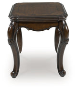 Maylee Dark Brown End Table from Ashley - Luna Furniture