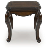 Maylee Dark Brown End Table from Ashley - Luna Furniture